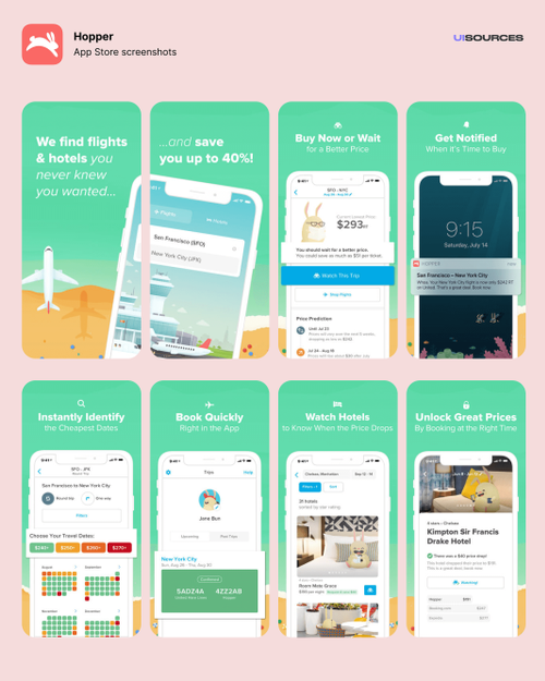 Hopper App Store Screenshots Screenshots UI Sources