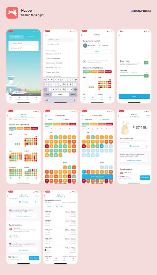 Hopper App Store Screenshots Screenshots UI Sources
