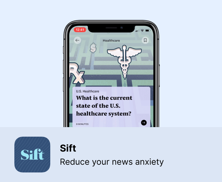 Sift App Reduce your news anxiety UI Sources