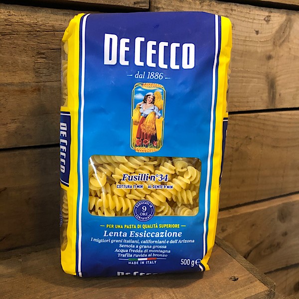 Dried Pasta various shapes The Brand Family