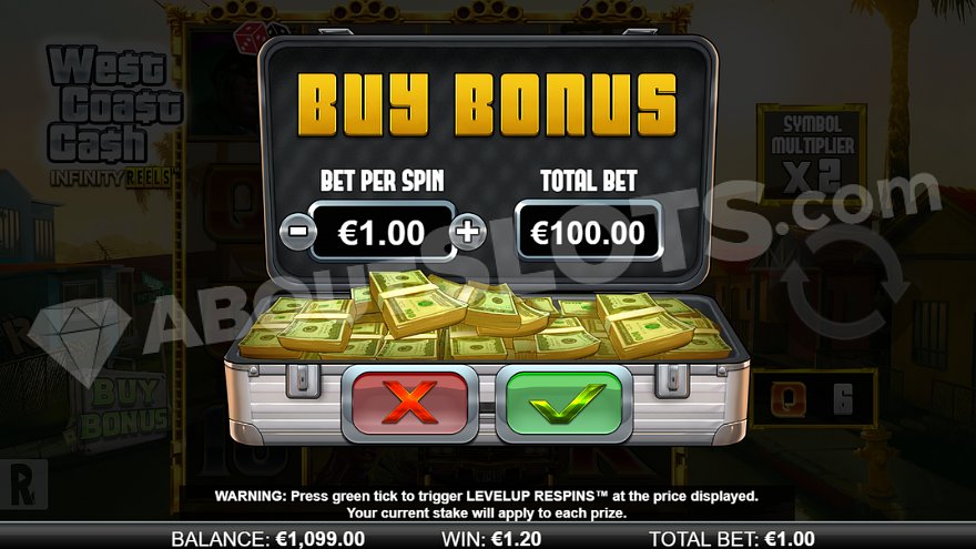 West Coast Cash Infinity Reels (ReelPlay) Slot Review - 💎AboutSlots