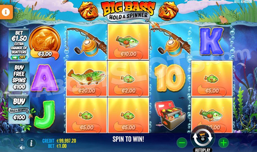 Big Bass Bonanza - Hold & Spinner (Reel Kingdom) Slot Review - 💎AboutSlots