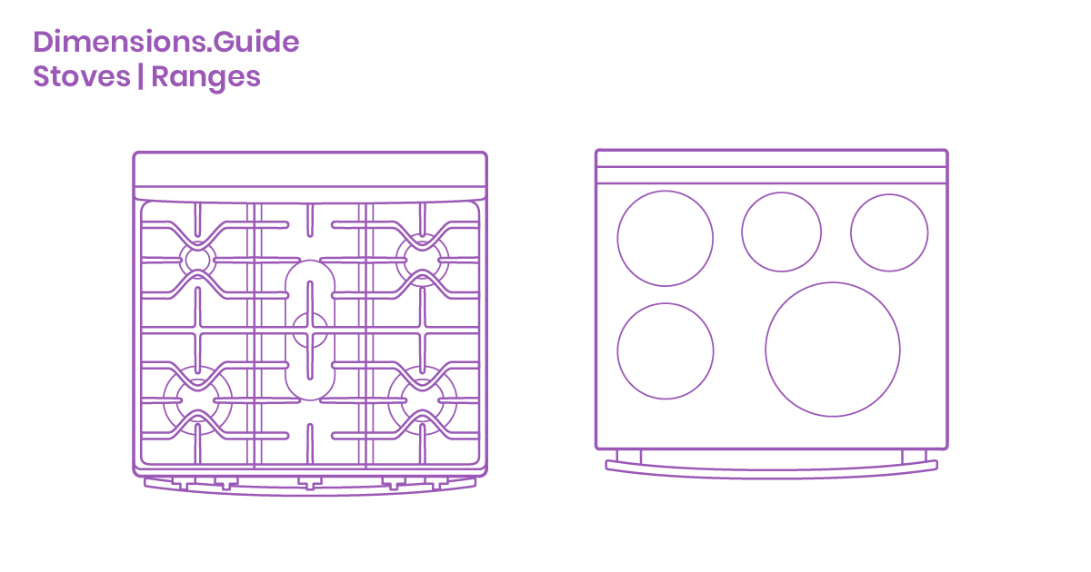 Stoves Ranges Dimensions & Drawings Dimensions.Guide