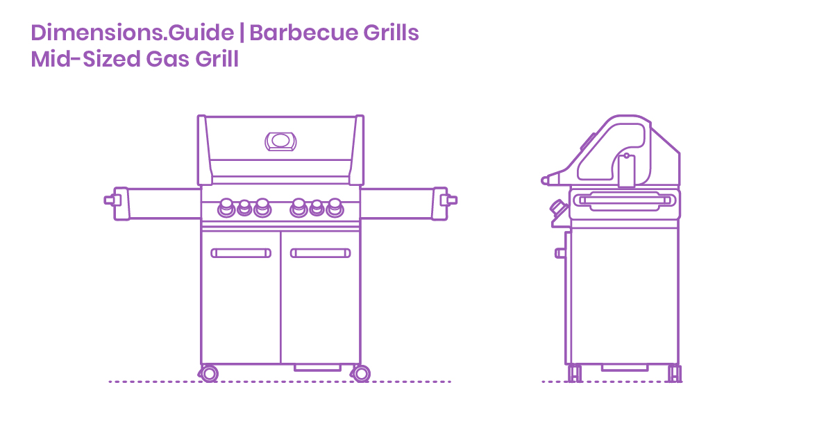 Napoleon Prestige Pro 500 Dimensions & Drawings Dimensions.Guide
