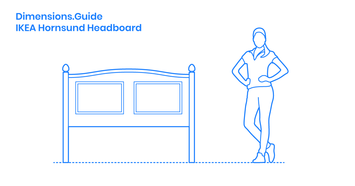 IKEA Hornsund Headboard Dimensions & Drawings Dimensions.Guide