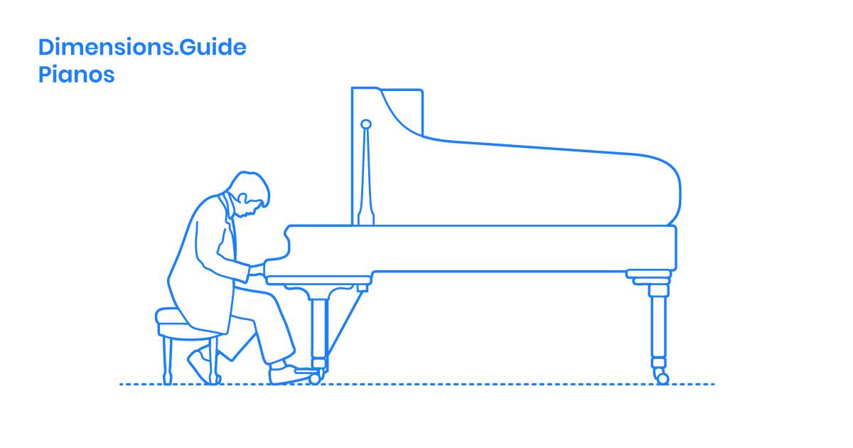Pianos Dimensions & Drawings Dimensions.Guide