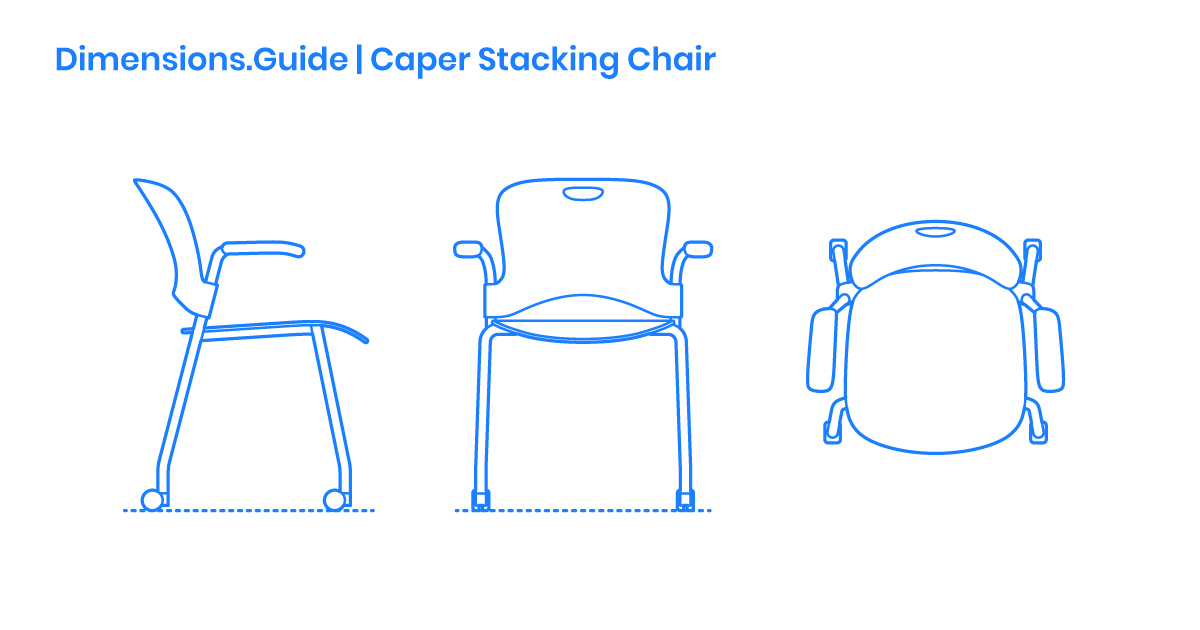 Caper Stacking Chair Dimensions Drawings Caper Stacking Chair Dimensions