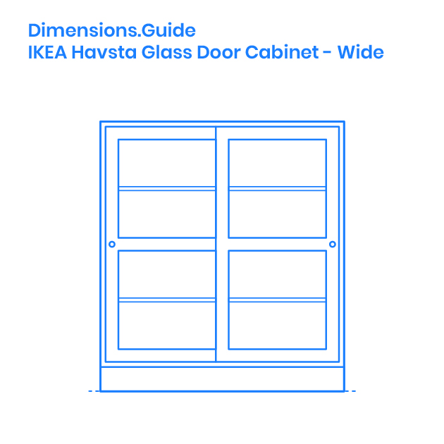 Ikea Havsta Glass Door Cabinet Wide Dimensions Drawings Dimensions Com