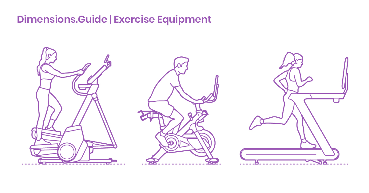 exercise-equipment-dimensions-drawings-dimensions-guide