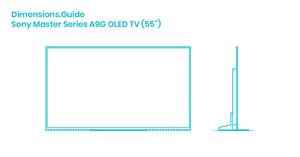 Sony Tv Dimensions Chart