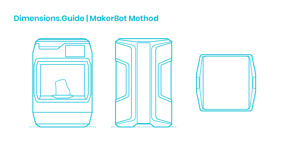 MakerBot Method 3D Printer Dimensions & Drawings Dimensions.Guide