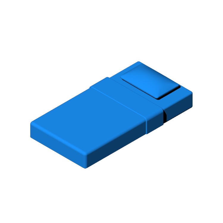 View of the Twin Bed in 3D available for download