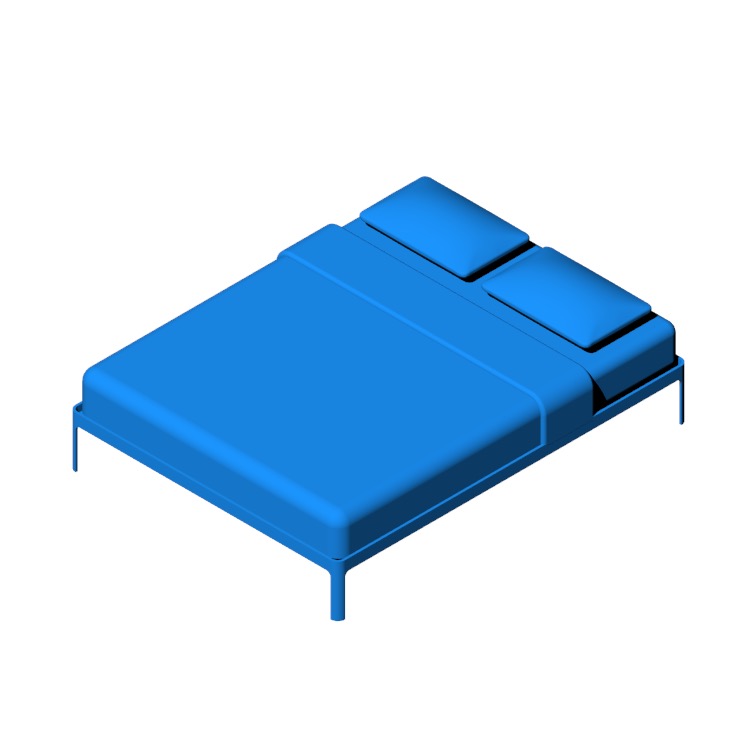 IKEA Nordli Bed Frame Dimensions & Drawings Dimensions.Guide
