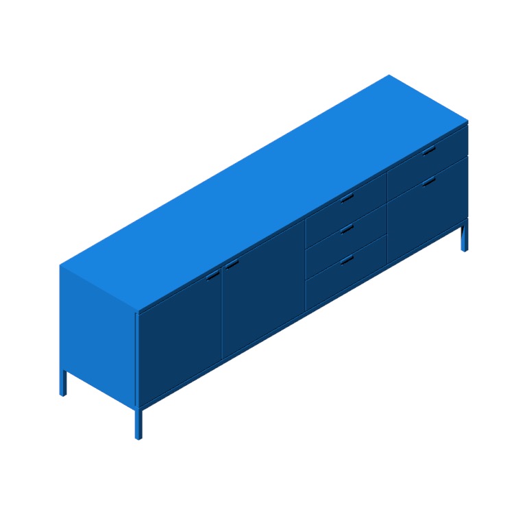 Morrison Credenza Dimensions & Drawings Dimensions.Guide