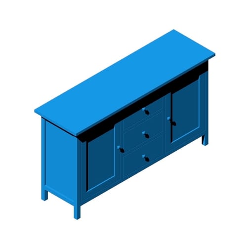 IKEA Hemnes Sideboard Dimensions & Drawings Dimensions.Guide