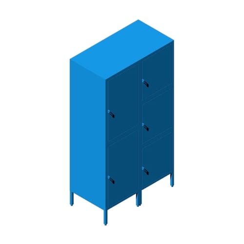 IKEA Hällan Storage Combination Tall (Cube Trio) Dimensions