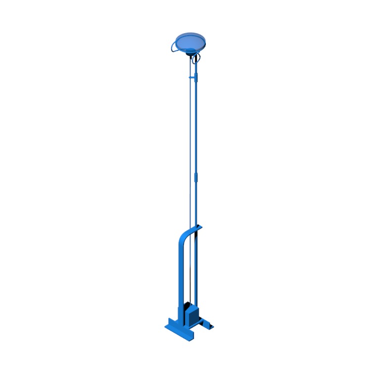 3D model of the Toio Floor Lamp viewed in perspective
