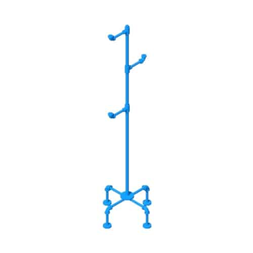 Pillar Coat Rack Dimensions & Drawings Dimensions.Guide