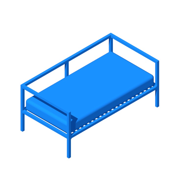 Pihu Twin Daybed Dimensions & Drawings