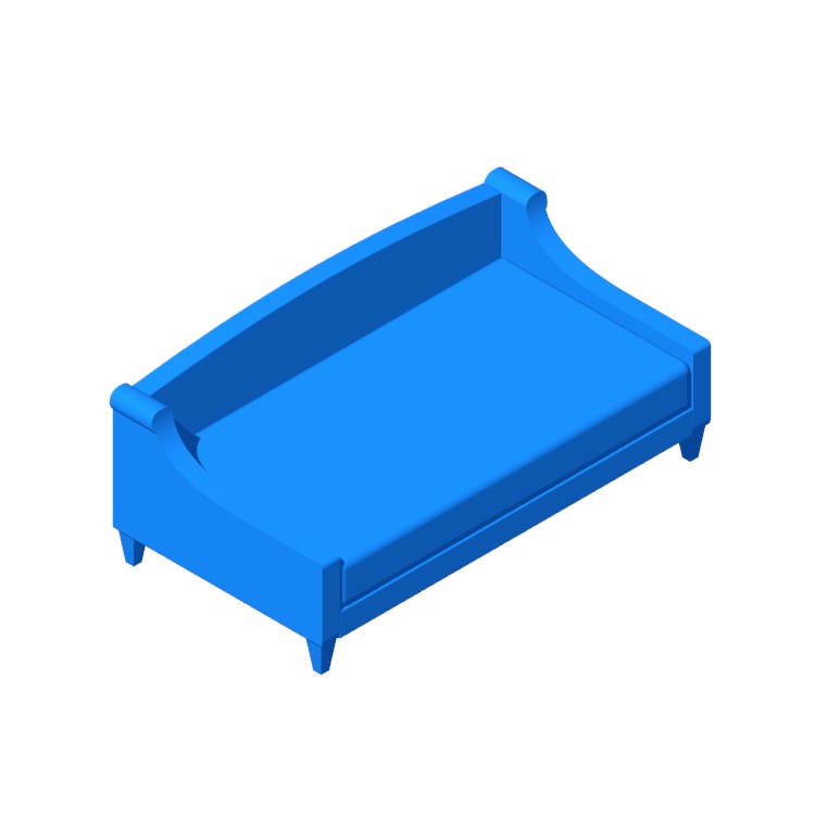 Pihu Twin Daybed Dimensions & Drawings