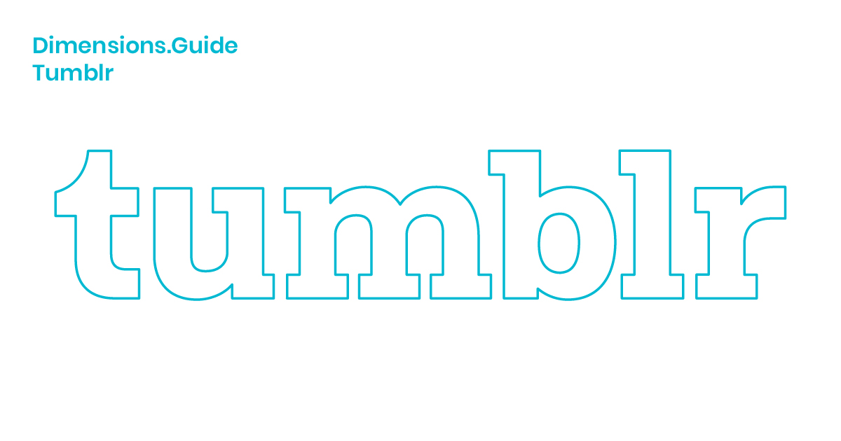 Tumblr Dimensions & Drawings