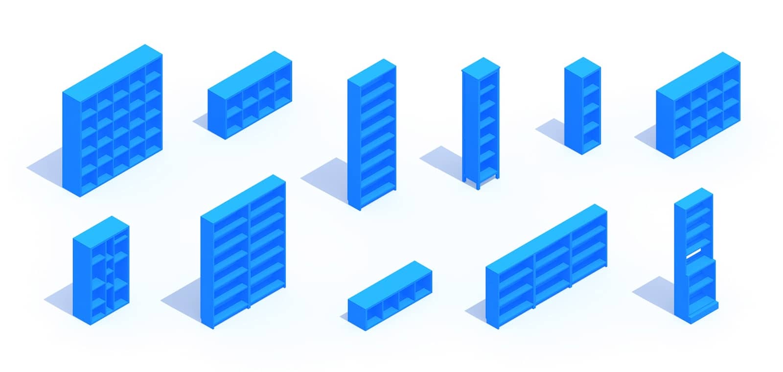 Bookcases Dimensions & Drawings