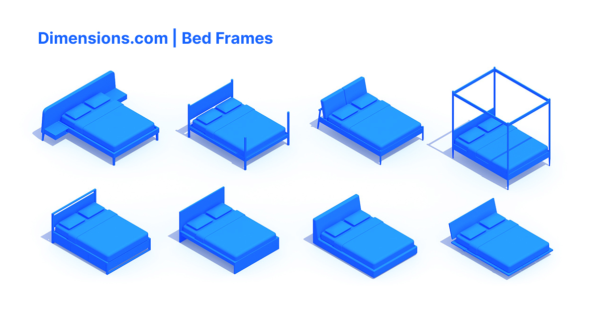 Bed Frame Dimensions Chart