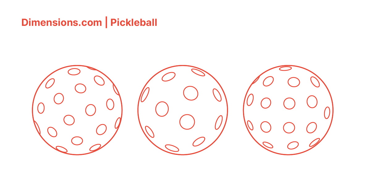 Pickleball Dimensions & Drawings