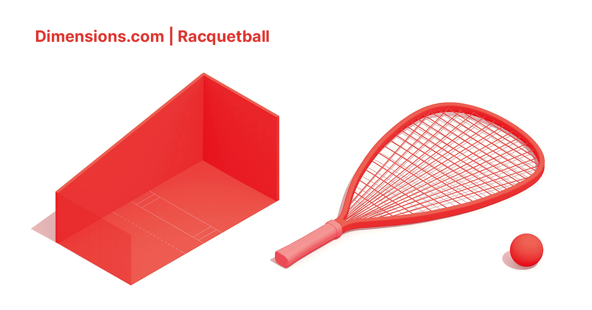 Racquetball Dimensions & Drawings