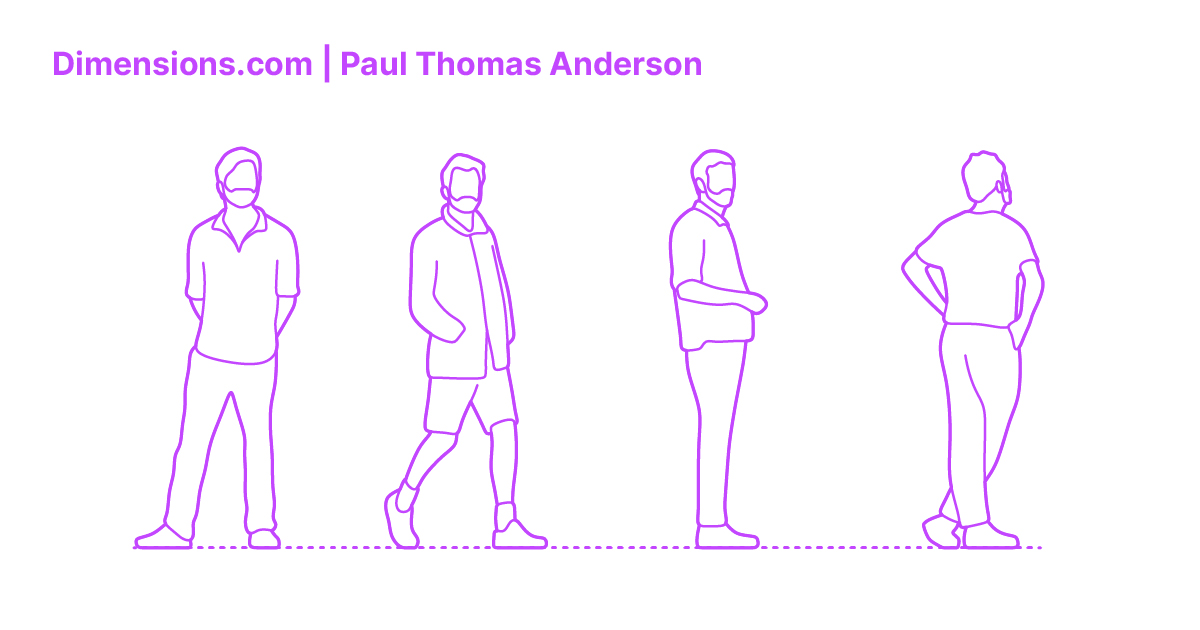 Paul Thomas Anderson Dimensions & Drawings | Dimensions.com