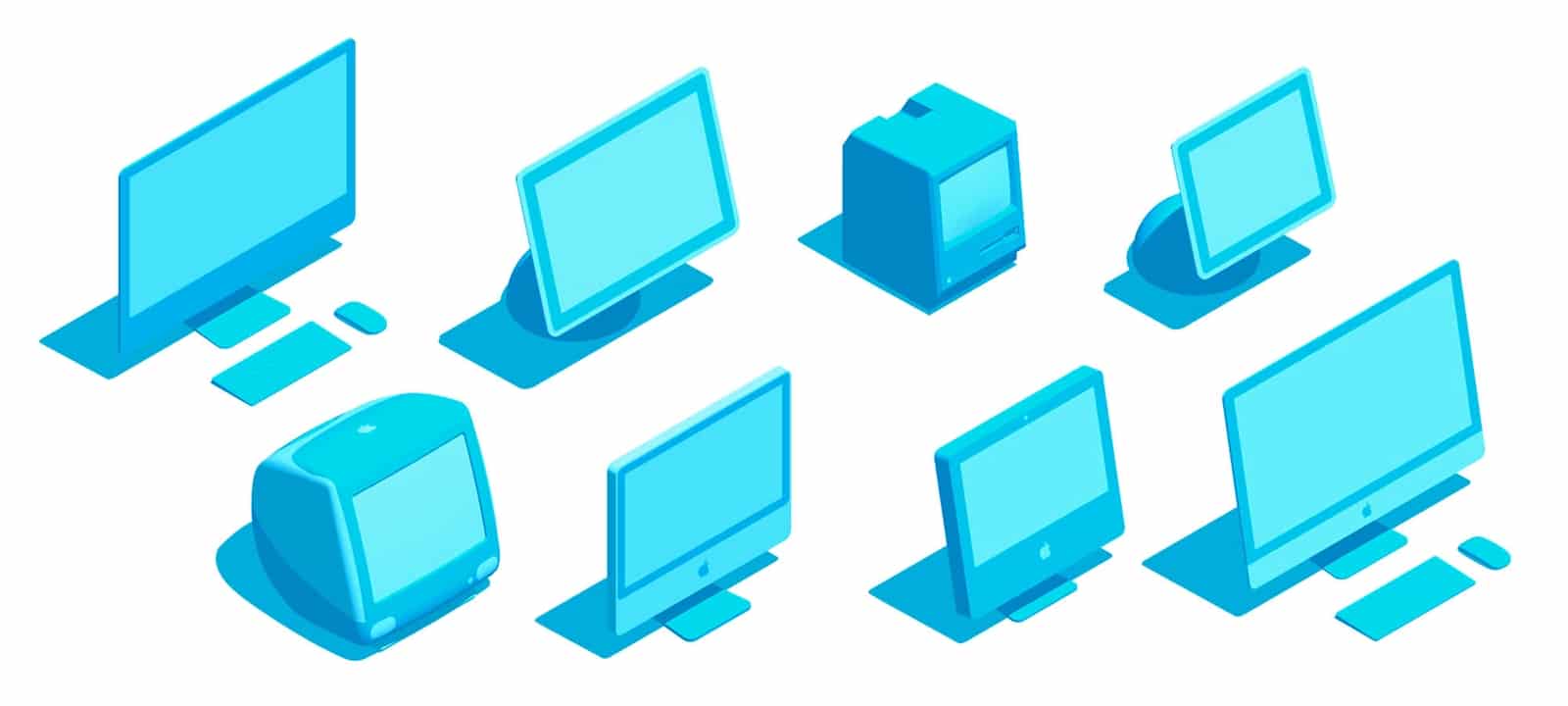 Apple iMacs Dimensions & Drawings