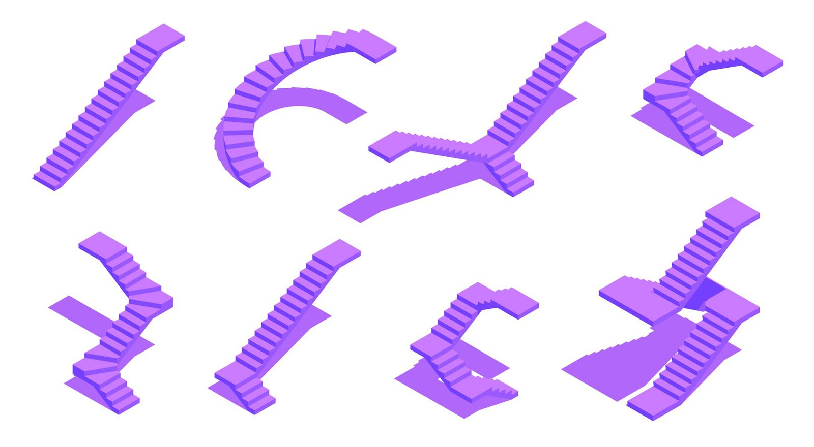 Stair Types Dimensions & Drawings