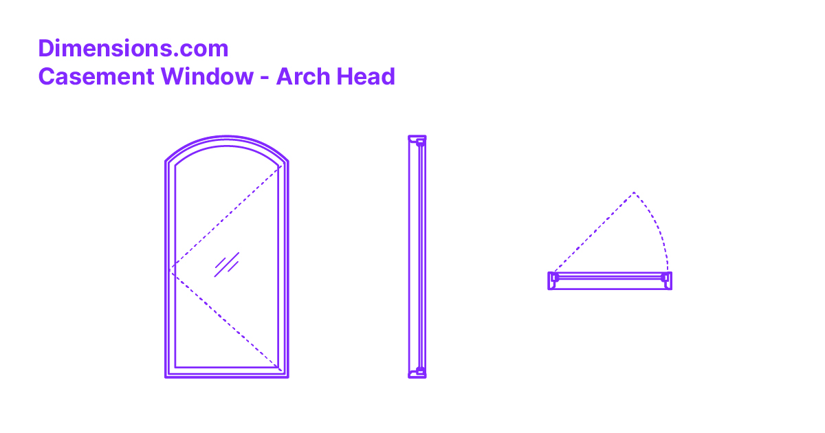 Casement Window Arch Head Dimensions Drawings Dimensions casement-window-arch-head-dimensions-drawings-dimensions