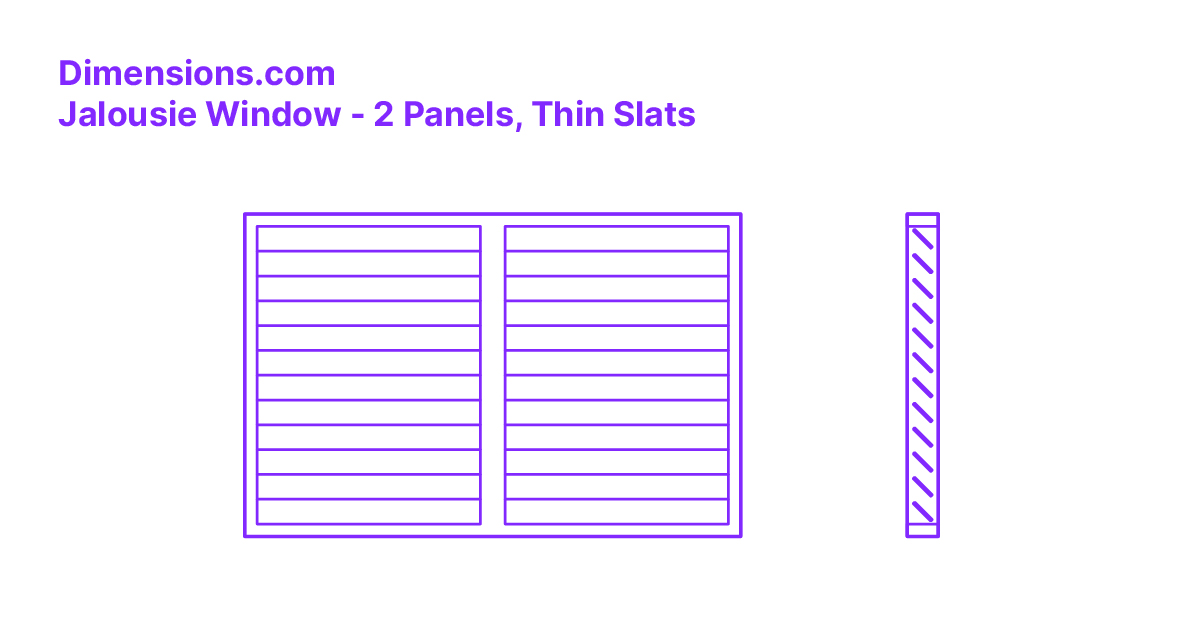 jalousie-window-2-panels-thin-slats-dimensions-drawings