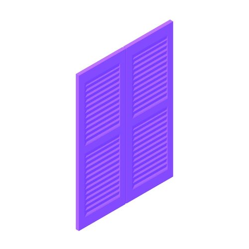 Window Shutters Louvered Dimensions & Drawings