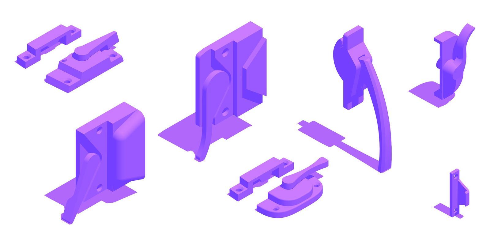 Window Locks & Latches Dimensions & Drawings