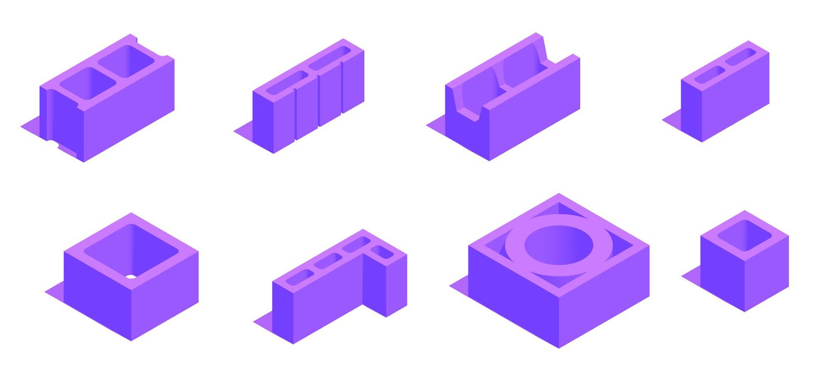 Concrete Masonry Units (CMU) Concrete Blocks Dimensions & Drawings