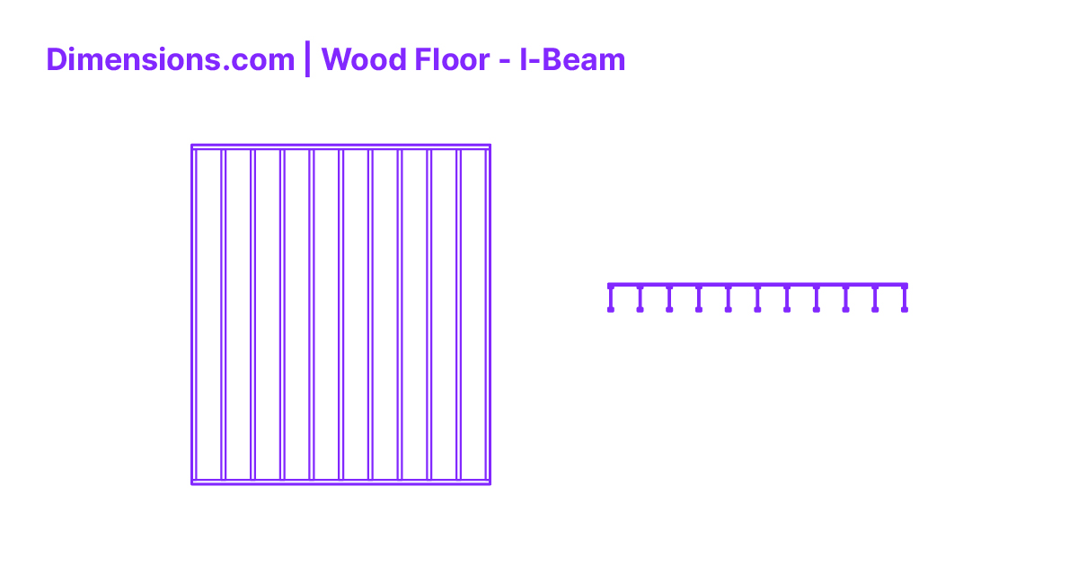 Wood Floor IBeam Dimensions & Drawings