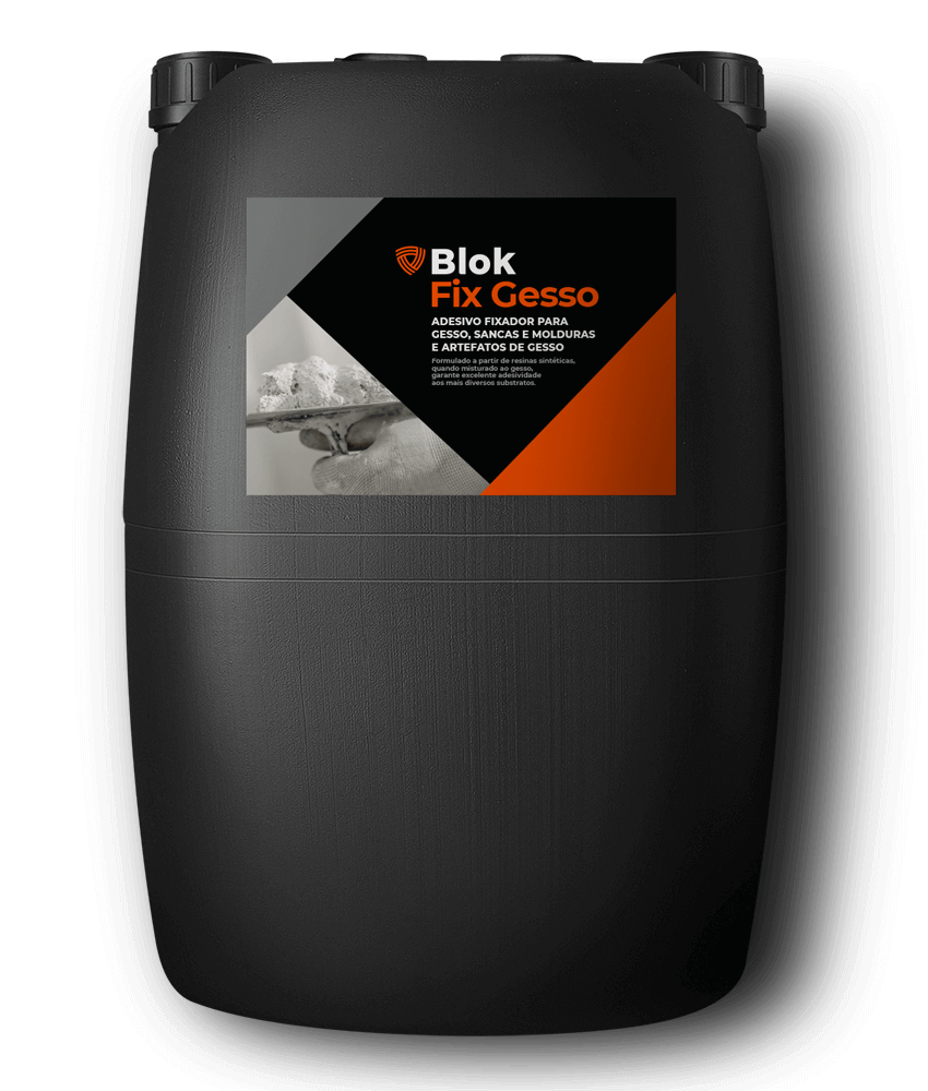 Adesivo fixador para gesso, sancas e molduras