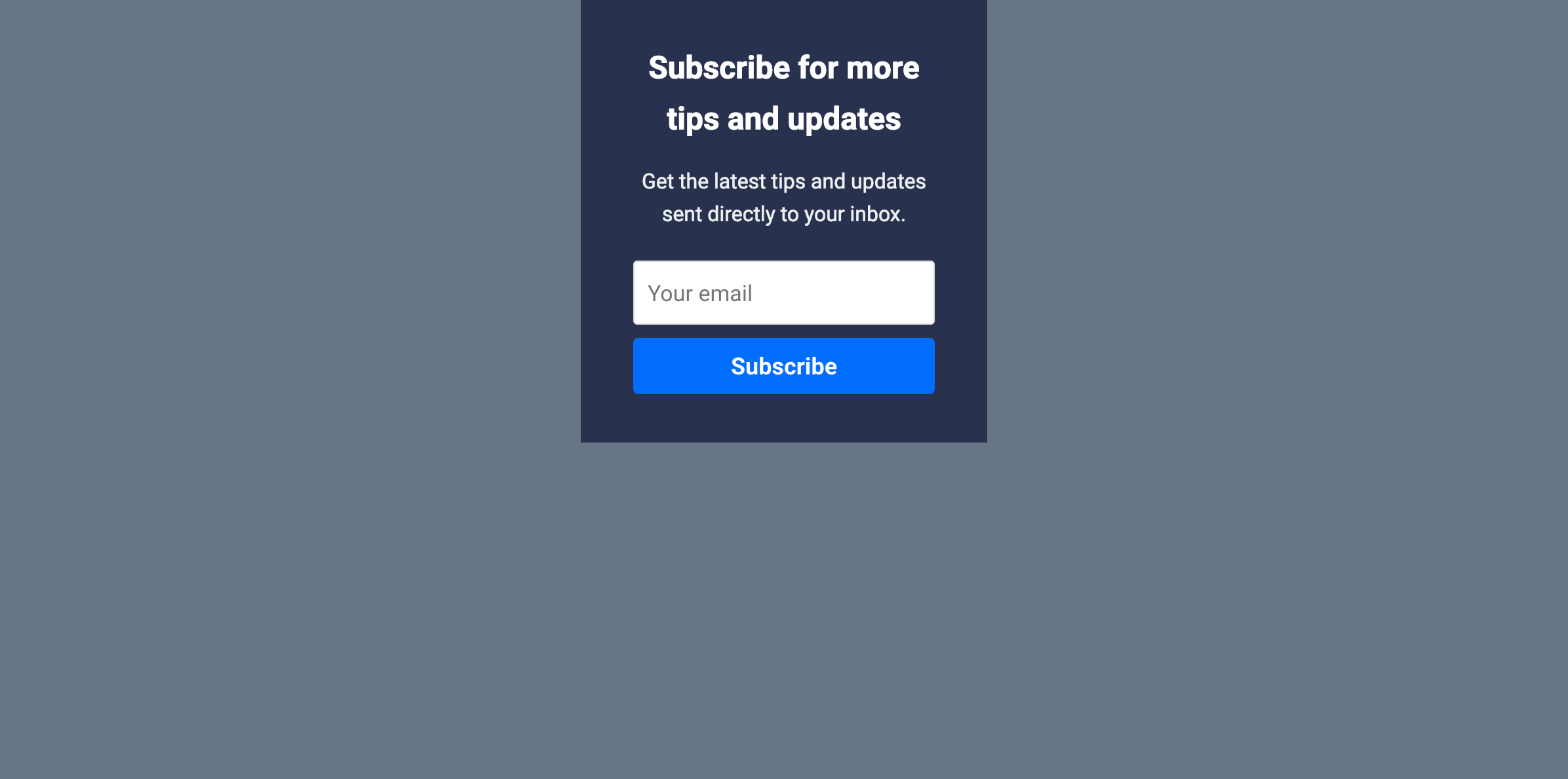 Free Email Newsletter Sign Up Form Template Convertflow Templates Http Website