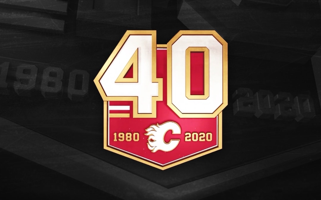 Calgary Flames reveal 40th anniversary logo