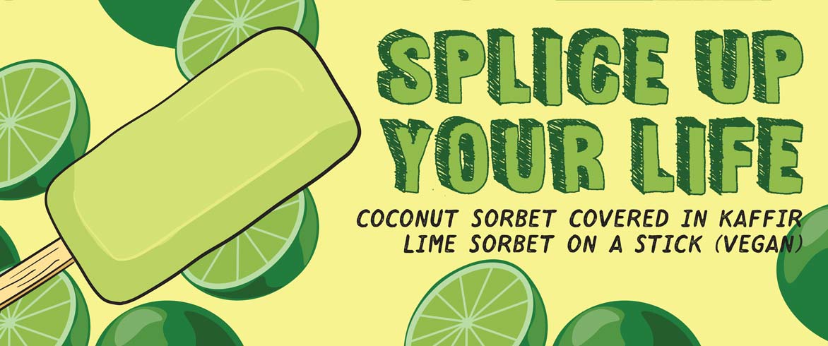 Gelato Messina's Splice Up Your Life available from their van at North Bondi Beach.