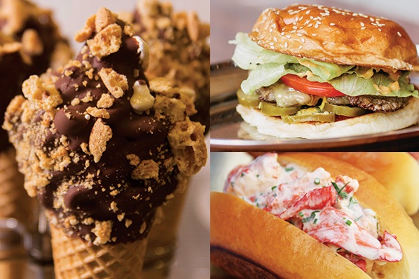Messina Eats Huxtaburger - cremino choc top, huxtaburger, mr claws lobster roll