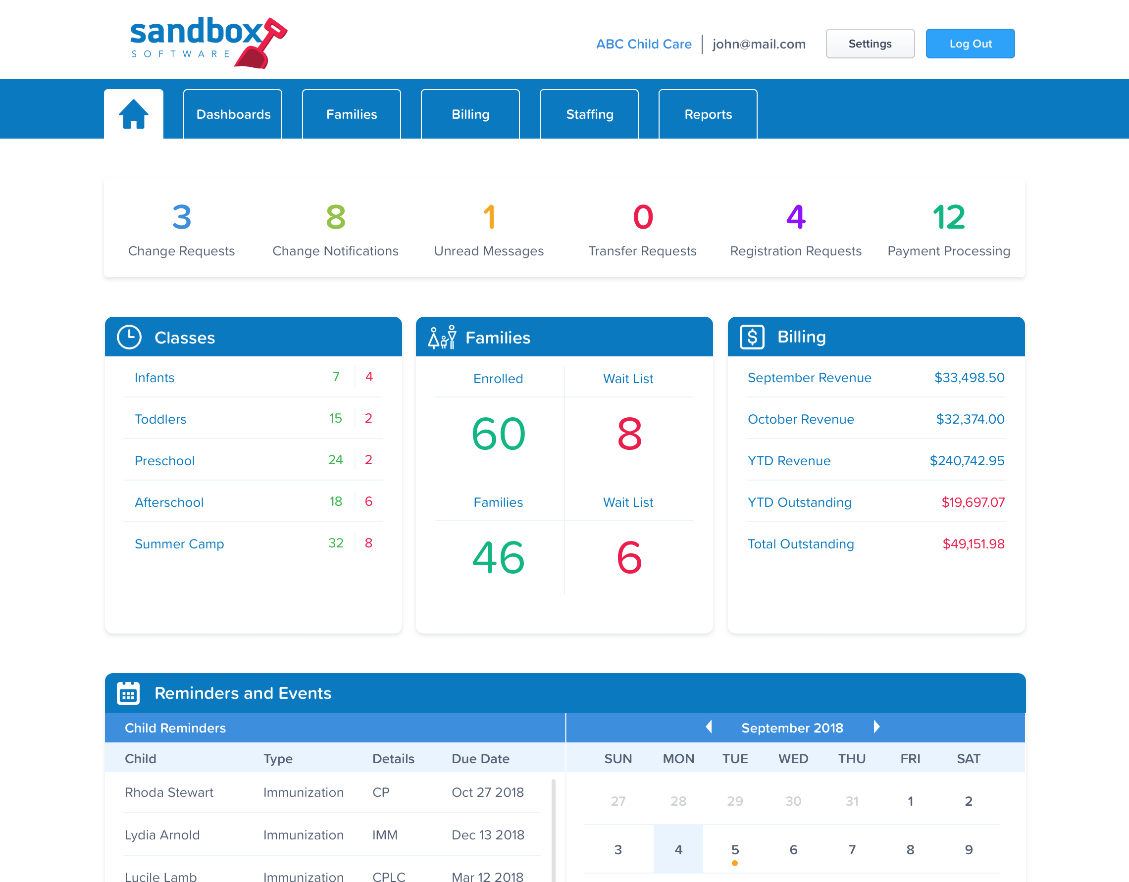 child care software that