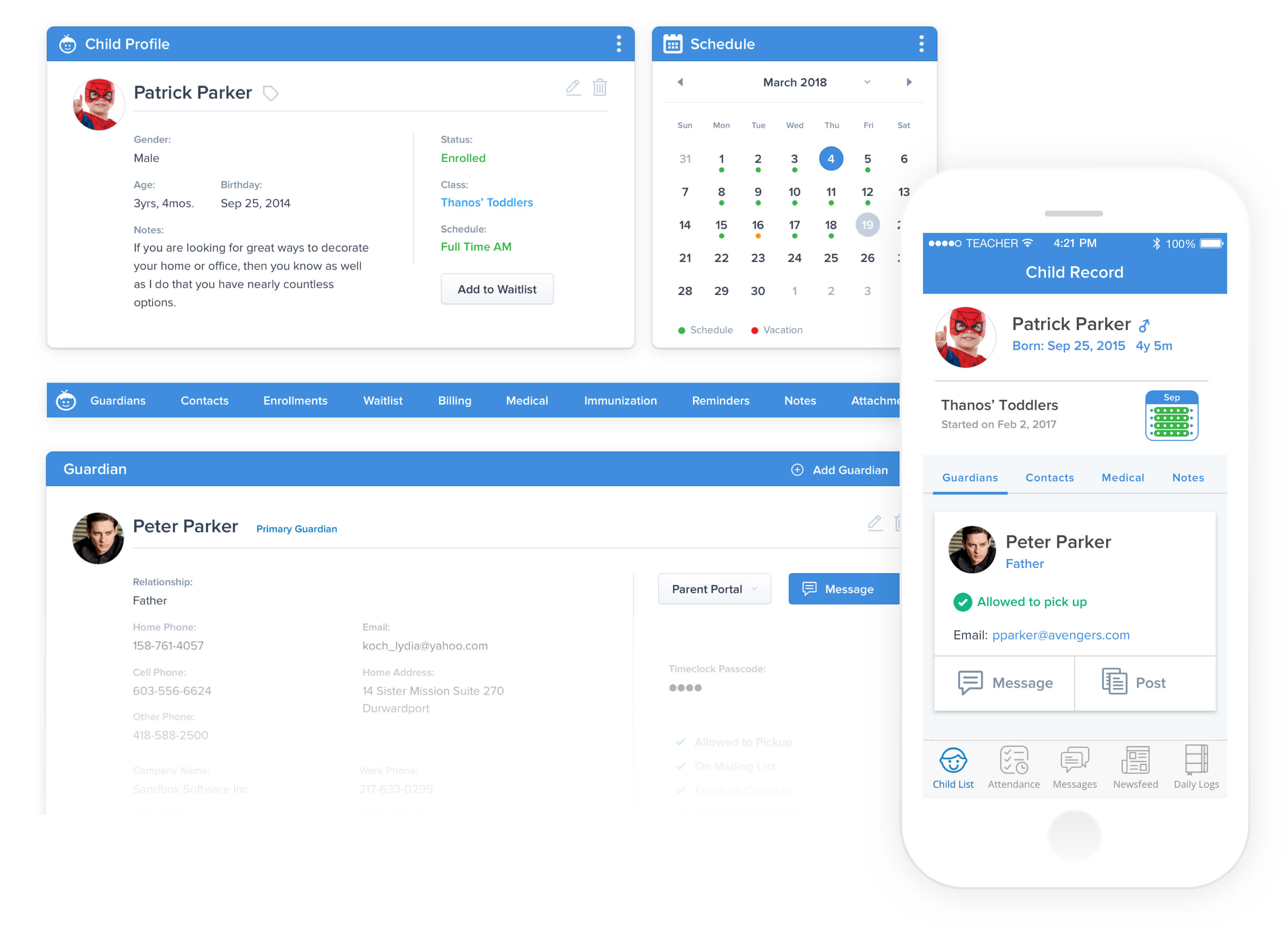 child care software that