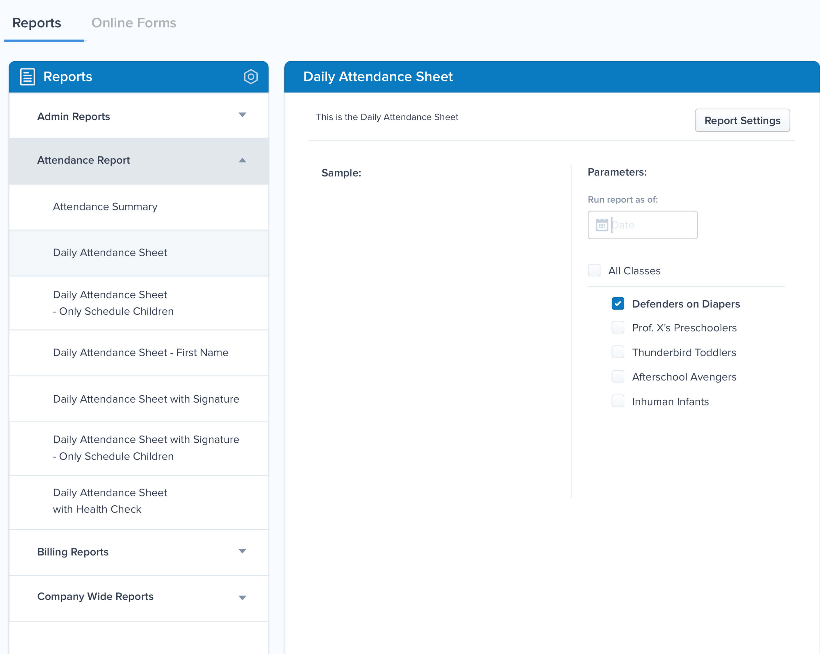 child care software that