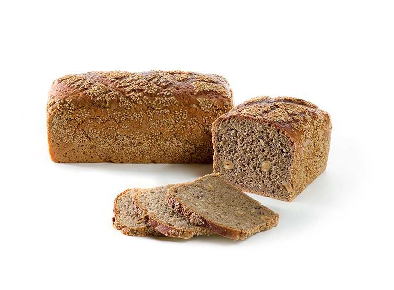 Haselnuss Sesambrot