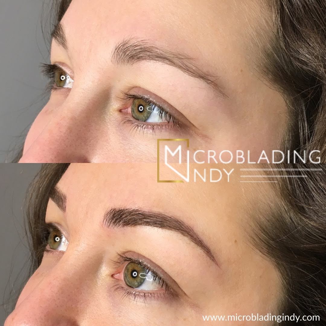 Microblading Indy Eyebrow Transformation Gallery