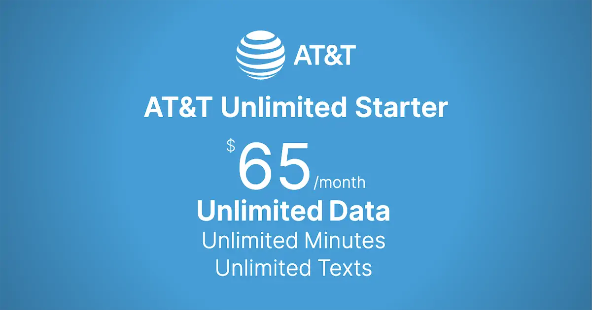 AT&T Unlimited Starter Plan Price & Features