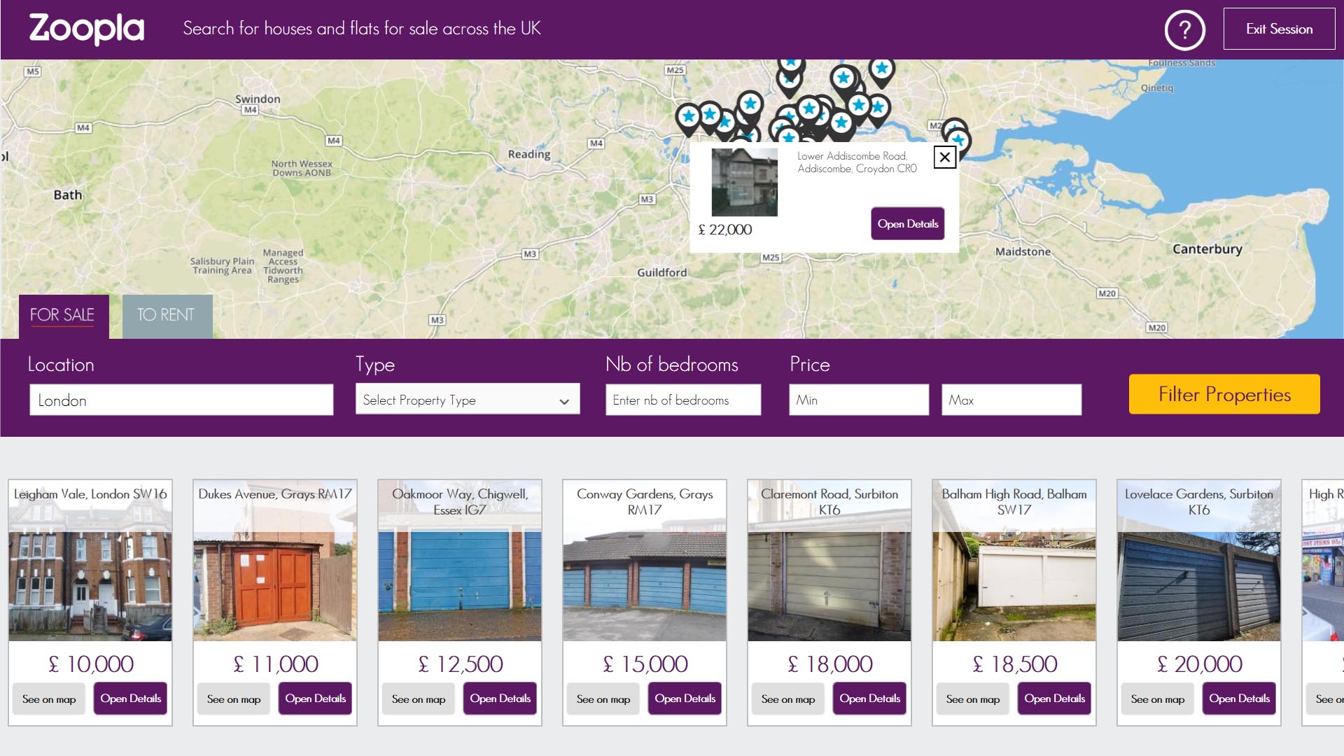 Preview of an Interactive Map
